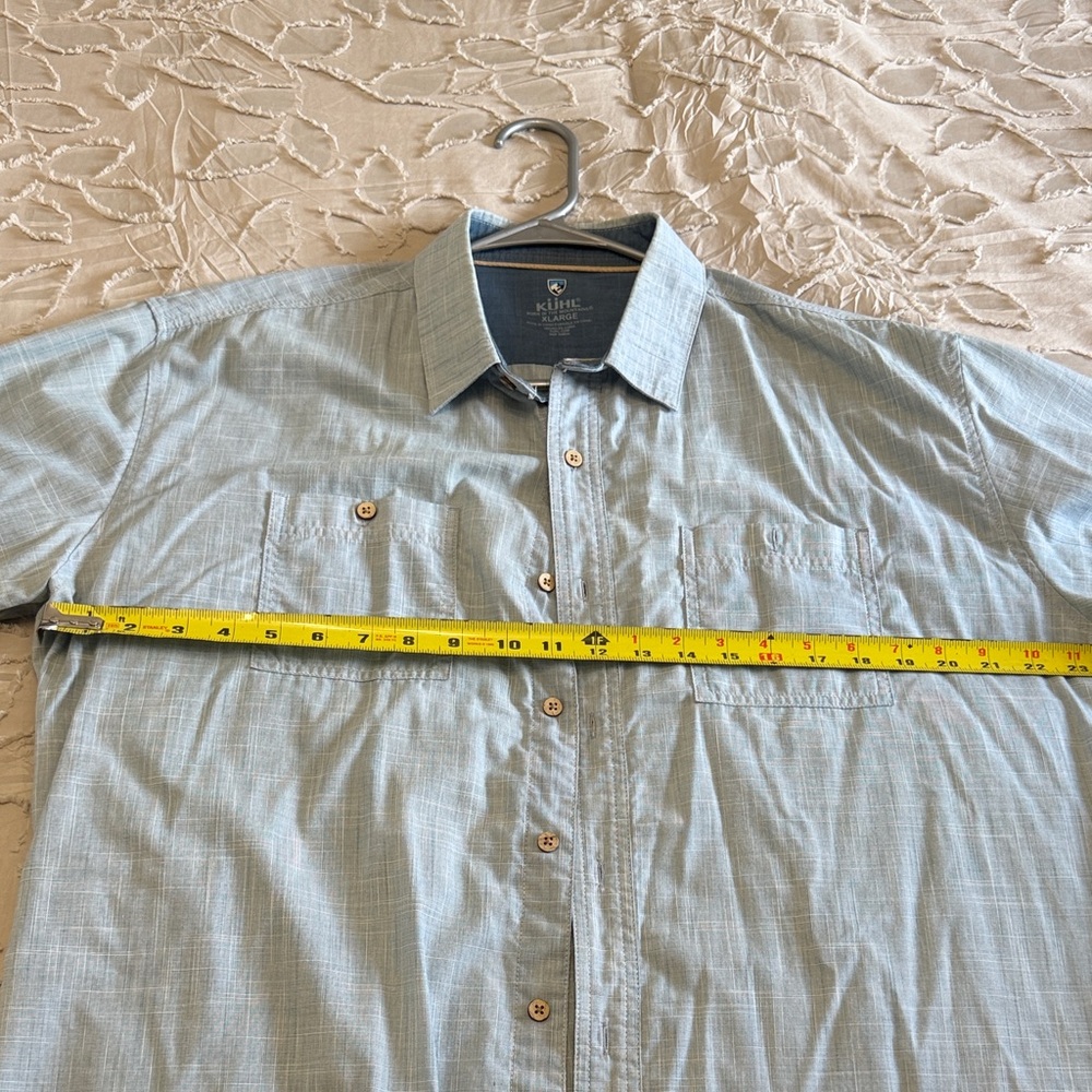 Kuhl Light Blue Casual Button Down Shirt